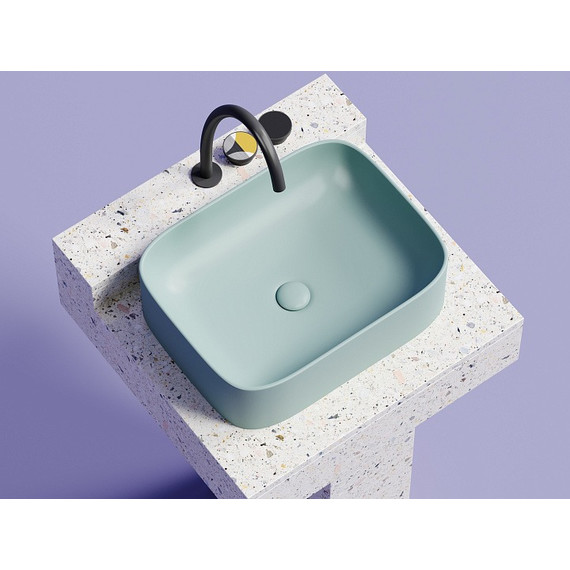 Раковина-чаша Ceramicanova Element 50 см CN6052MLG, зелёный матовый - фото 6