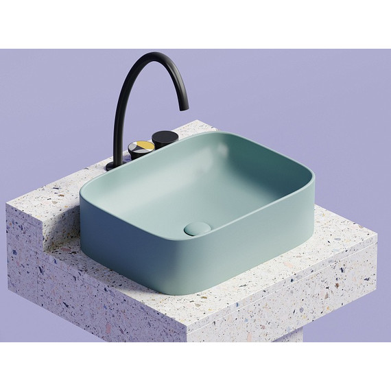 Раковина-чаша Ceramicanova Element 50 см CN6052MLG, зелёный матовый - фото 8