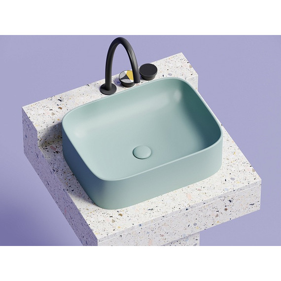 Раковина-чаша Ceramicanova Element 50 см CN6052MLG, зелёный матовый - фото 