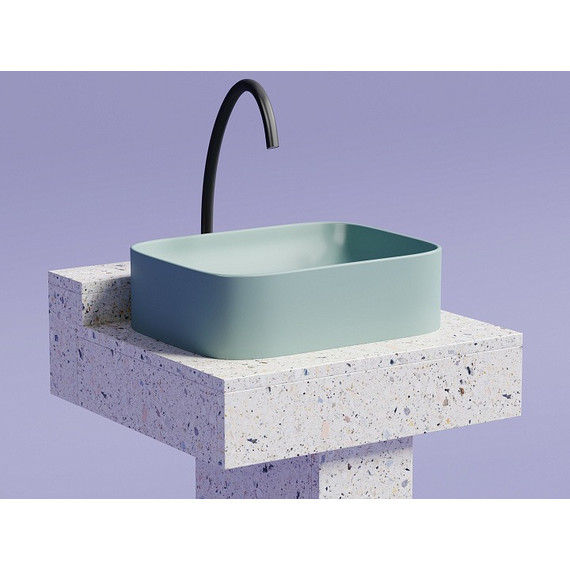 Раковина-чаша Ceramicanova Element 50 см CN6052MLG, зелёный матовый - фото 9