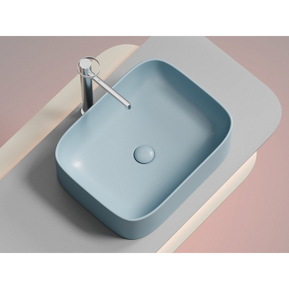 Раковина-чаша Ceramicanova Element 50 см CN6052ML, голубой матовый - фото 7