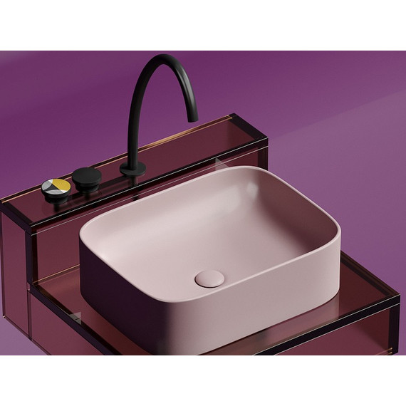 Раковина-чаша Ceramicanova Element 50 см CN6052MP, розовый матовый - фото 6