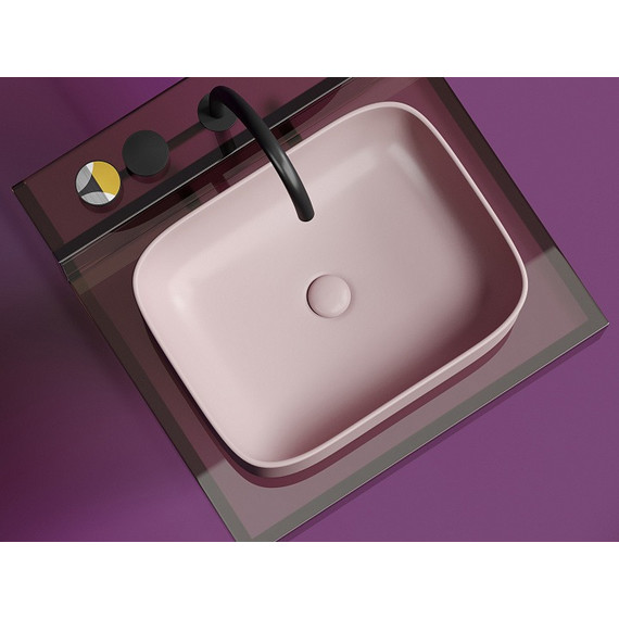 Раковина-чаша Ceramicanova Element 50 см CN6052MP, розовый матовый - фото 7