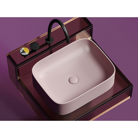 Раковина-чаша Ceramicanova Element 50 см CN6052MP, розовый матовый - фото 9