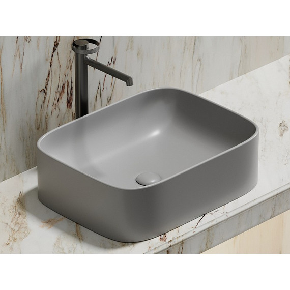 Раковина-чаша Ceramicanova Element 50 см CN6052MSG, серый матовый - фото 6