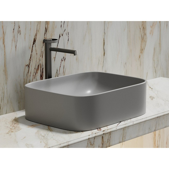 Раковина-чаша Ceramicanova Element 50 см CN6052MSG, серый матовый - фото 9