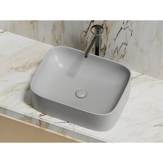 Раковина-чаша Ceramicanova Element 50 см CN6052MSG, серый матовый - фото 11