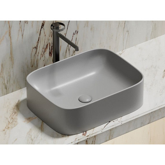 Раковина-чаша Ceramicanova Element 50 см CN6052MSG, серый матовый - фото 2