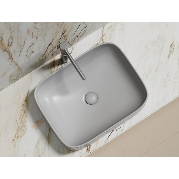 Раковина-чаша Ceramicanova Element 50 см CN6052MSG, серый матовый - фото 3