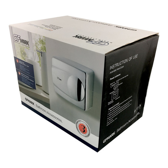 Сушилка для рук GFmark 6910, цвет сатин - фото 7