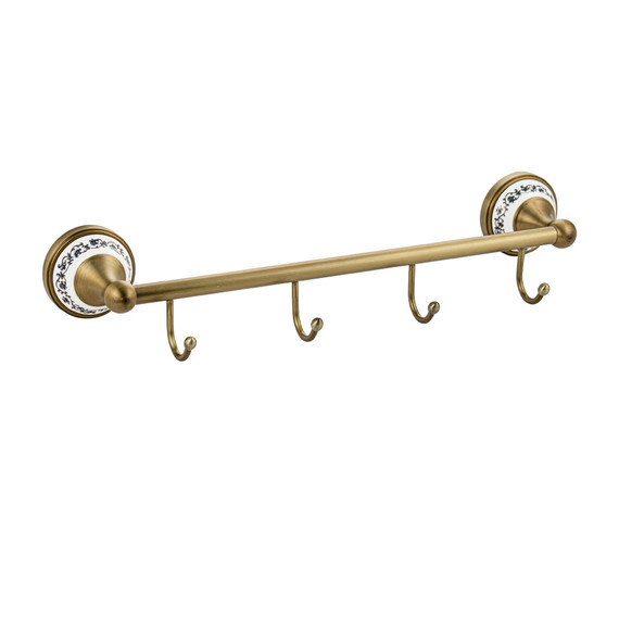 Набор крючков Brimix 94205, цвет бронза - фото 