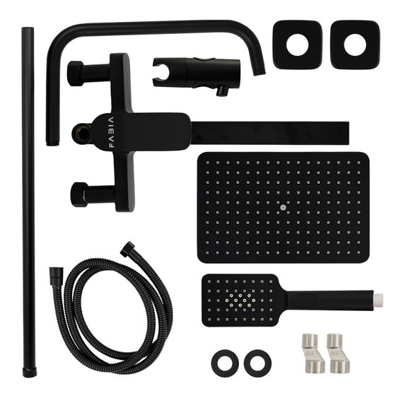 Душевая стойка Fabia 9775, чёрный - фото 6