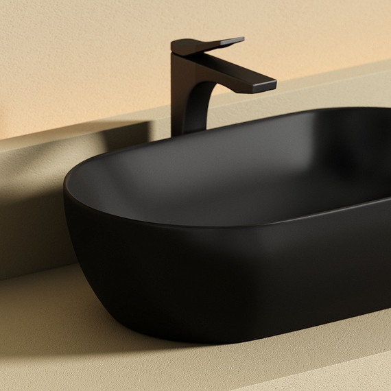 Раковина-чаша Ceramicanova Twist 50 см CN12001MB, чёрный матовый - фото 2