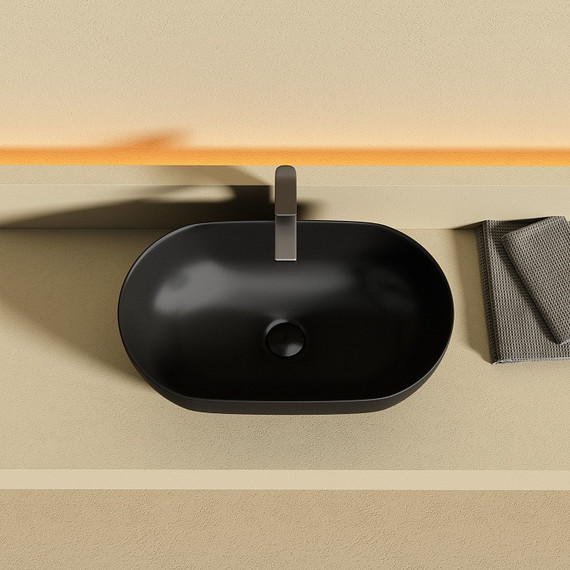 Раковина-чаша Ceramicanova Twist 50 см CN12001MB, чёрный матовый - фото 3