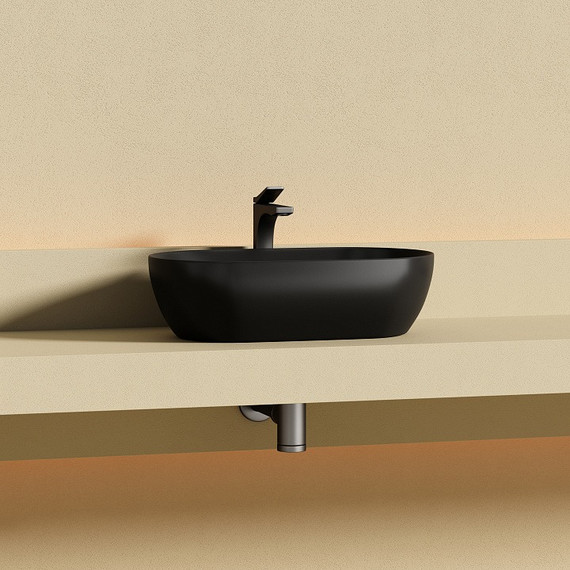 Раковина-чаша Ceramicanova Twist 50 см CN12001MB, чёрный матовый - фото 4