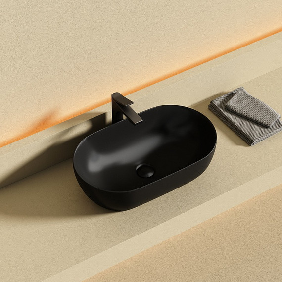 Раковина-чаша Ceramicanova Twist 50 см CN12001MB, чёрный матовый - фото 5