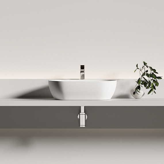 Раковина-чаша Ceramicanova Twist 50 см CN12001MW, белый матовый - фото 4