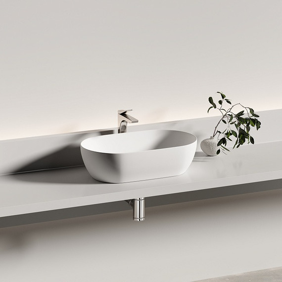 Раковина-чаша Ceramicanova Twist 50 см CN12001MW, белый матовый - фото 7