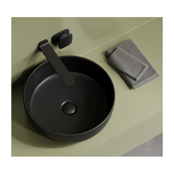 Раковина-чаша Ceramicanova Taycan 37 см CN12003MB, чёрный матовый - фото 