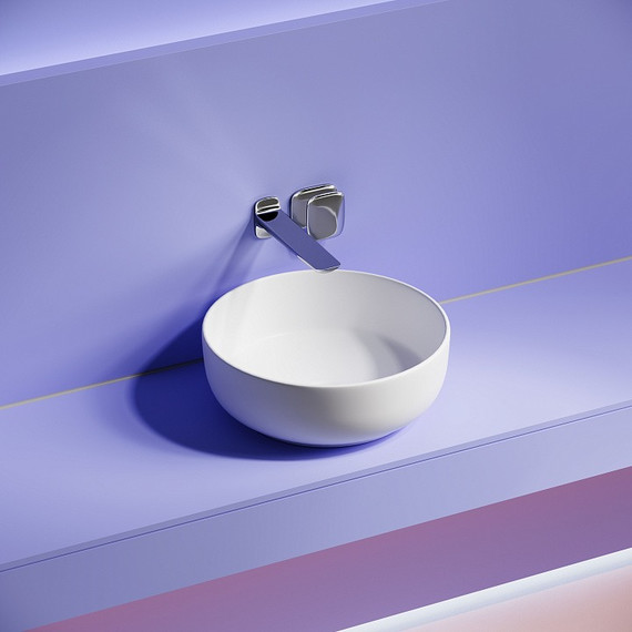 Раковина-чаша Ceramicanova Taycan 37 см CN12003MW, белый матовый - фото 3