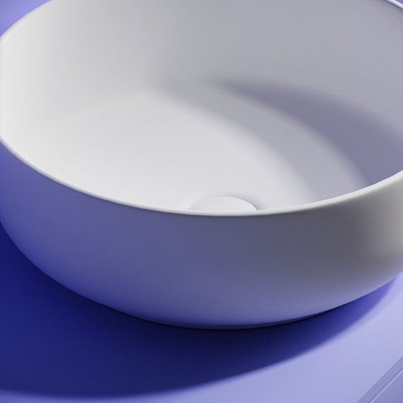 Раковина-чаша Ceramicanova Taycan 37 см CN12003MW, белый матовый - фото 5