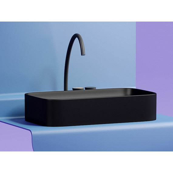 Раковина-чаша Ceramicanova Element 70 см CN6054MB, чёрный матовый - фото 6