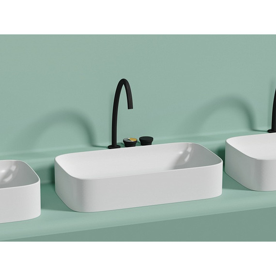 Раковина-чаша Ceramicanova Element 70 см CN6054MW, белый матовый - фото 5