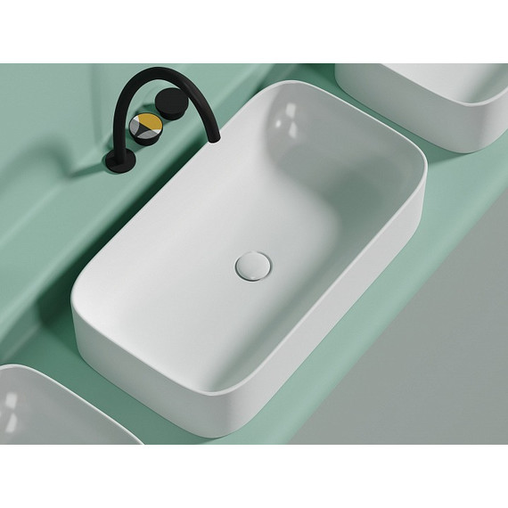 Раковина-чаша Ceramicanova Element 70 см CN6054MW, белый матовый - фото 6