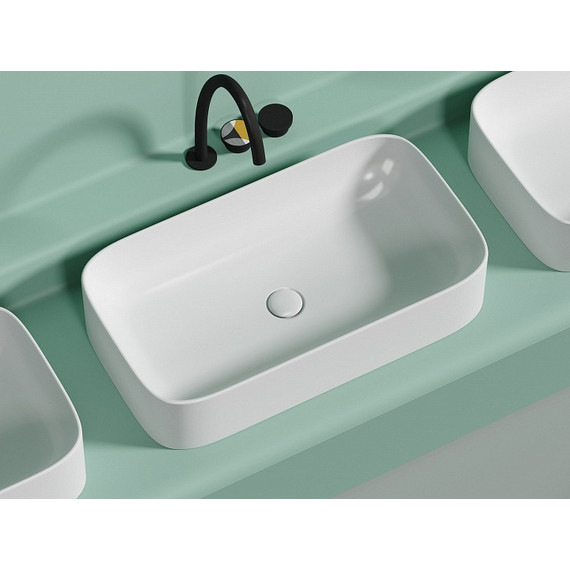 Раковина-чаша Ceramicanova Element 70 см CN6054MW, белый матовый - фото 3