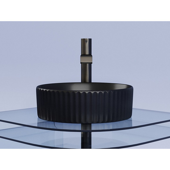 Раковина-чаша Ceramicanova Element 36 см CN6057MB, чёрный матовый - фото 2