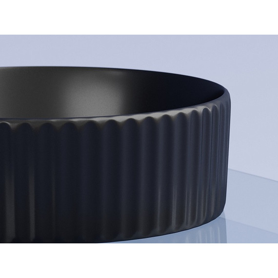 Раковина-чаша Ceramicanova Element 36 см CN6057MB, чёрный матовый - фото 4