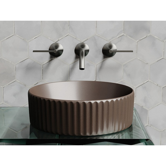 Раковина-чаша Ceramicanova Element 36 см CN6057MDB, тёмно-коричневый матовый - фото 2