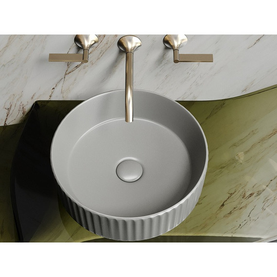Раковина-чаша Ceramicanova Element 36 см CN6057MH, антрацит матовый - фото 
