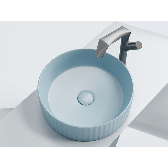 Раковина-чаша Ceramicanova Element 36 см CN6057ML, голубой матовый - фото 