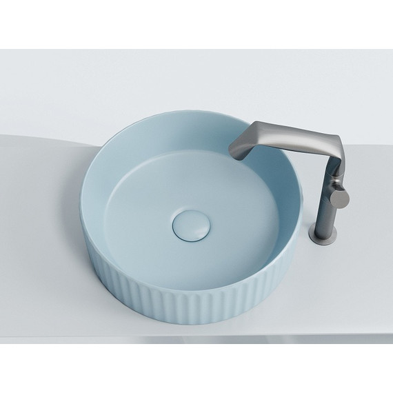 Раковина-чаша Ceramicanova Element 36 см CN6057ML, голубой матовый - фото 6
