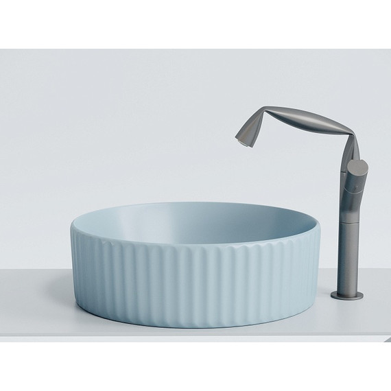 Раковина-чаша Ceramicanova Element 36 см CN6057ML, голубой матовый - фото 2