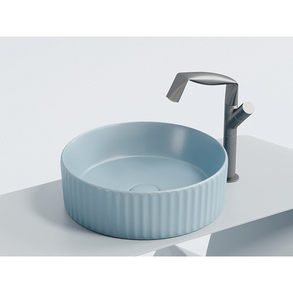 Раковина-чаша Ceramicanova Element 36 см CN6057ML, голубой матовый - фото 3
