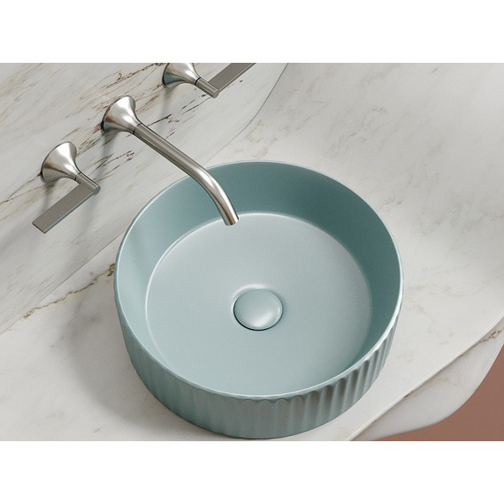 Раковина-чаша Ceramicanova Element 36 см CN6057MLG, зелёный матовый - фото 3