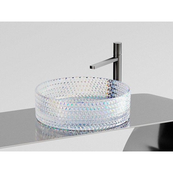 Раковина-чаша Ceramicanova Cristal 36 см CN6059, неон - фото 3