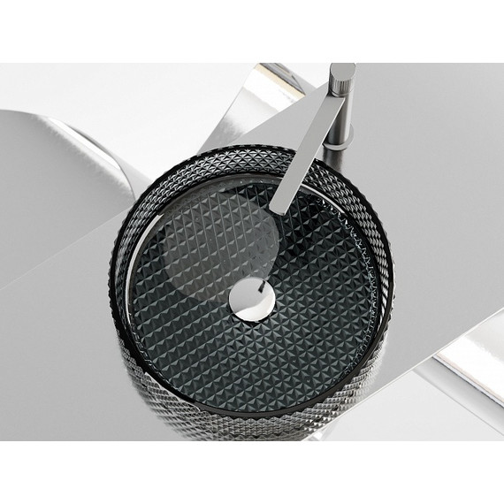 Раковина-чаша Ceramicanova Cristal 36 см CN6060, чёрный - фото 9