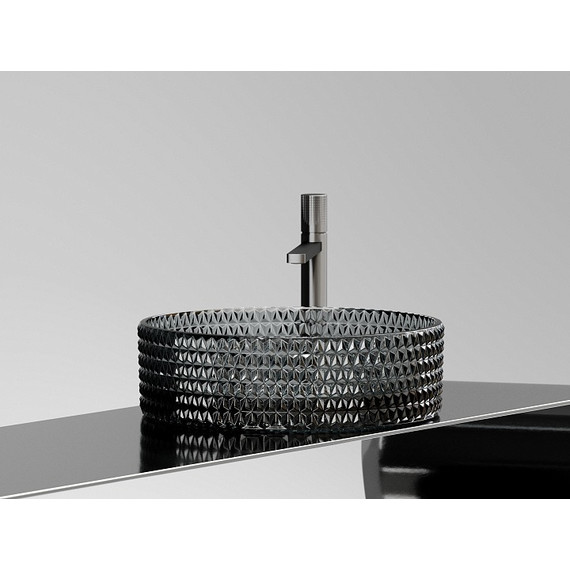 Раковина-чаша Ceramicanova Cristal 36 см CN6060, чёрный - фото 3