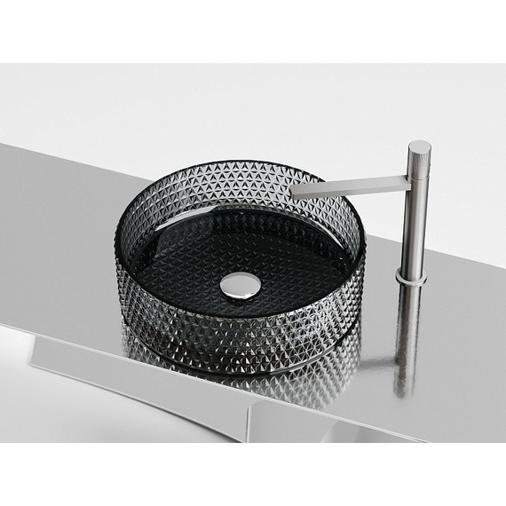 Раковина-чаша Ceramicanova Cristal 36 см CN6060, чёрный - фото 4