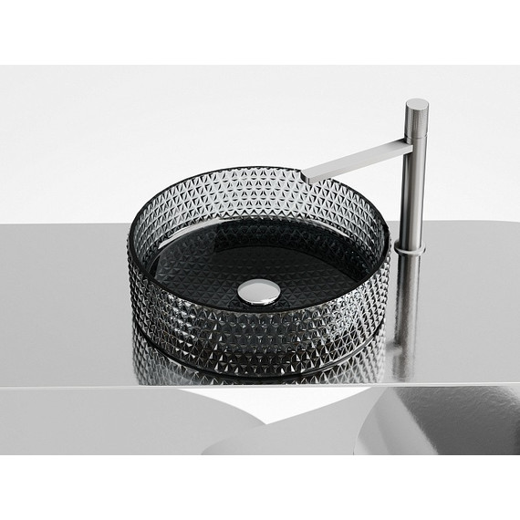 Раковина-чаша Ceramicanova Cristal 36 см CN6060, чёрный - фото 7