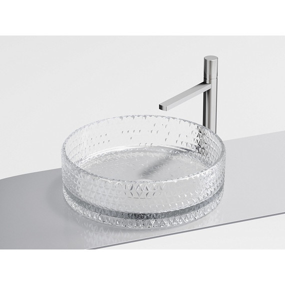 Раковина-чаша Ceramicanova Cristal 36 см CN6062, прозрачный - фото 15