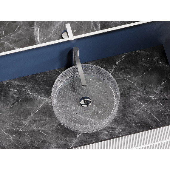 Раковина-чаша Ceramicanova Cristal 36 см CN6062, прозрачный - фото 11