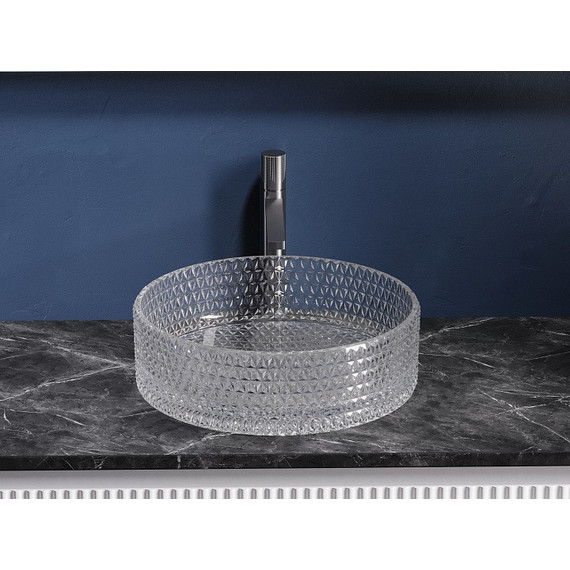 Раковина-чаша Ceramicanova Cristal 36 см CN6062, прозрачный - фото 12