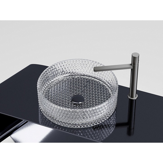 Раковина-чаша Ceramicanova Cristal 36 см CN6062, прозрачный - фото 13