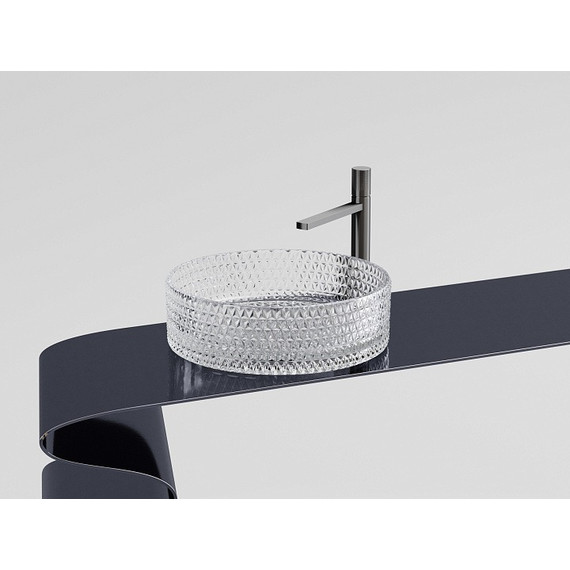 Раковина-чаша Ceramicanova Cristal 36 см CN6062, прозрачный - фото 4