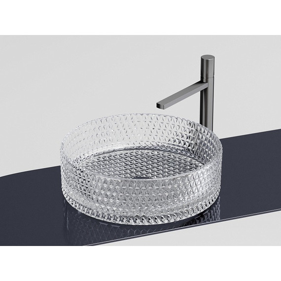 Раковина-чаша Ceramicanova Cristal 36 см CN6062, прозрачный - фото 7