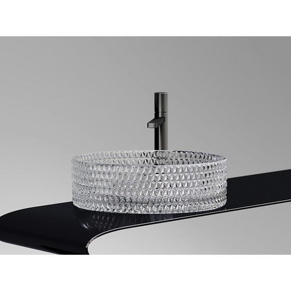 Раковина-чаша Ceramicanova Cristal 36 см CN6062, прозрачный - фото 8